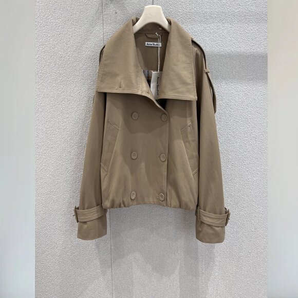 Acne Studios belted buttoned coat - Picture 3 of 11